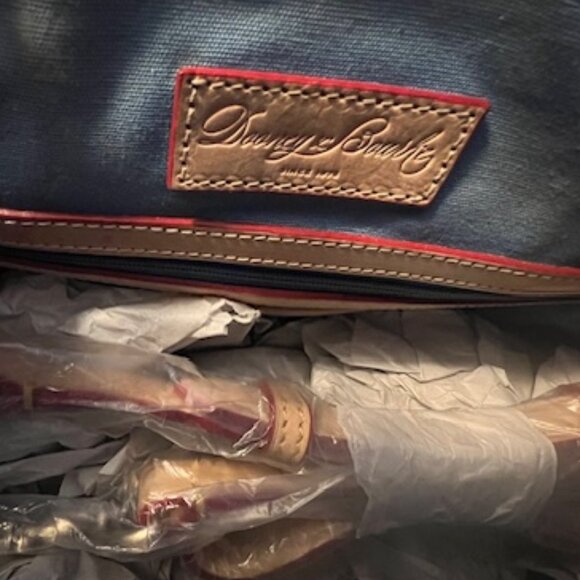 Dooney & Bourke Monogram White Rainbow Satchel - Picture 4 of 4